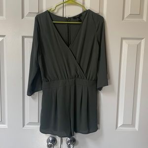 forrest green romper